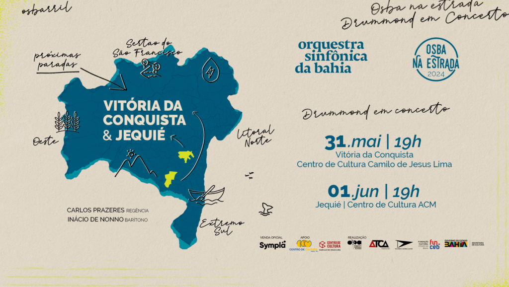 Osba Pa OSBA na Estrada – Drummond em Concerto | Vitória da Conquista ...